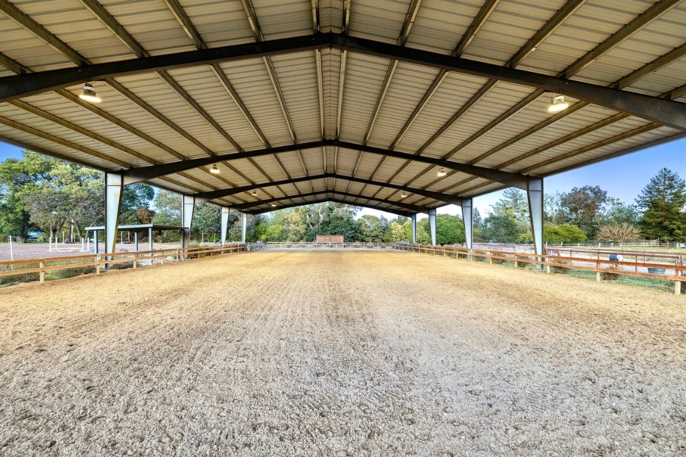 Equestrian riding arena Equestrian riding arena